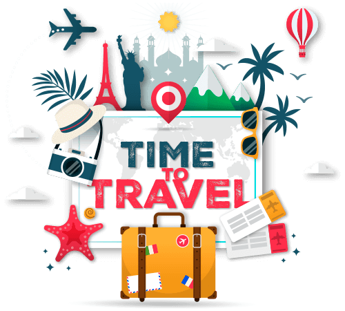 É hora de viajar